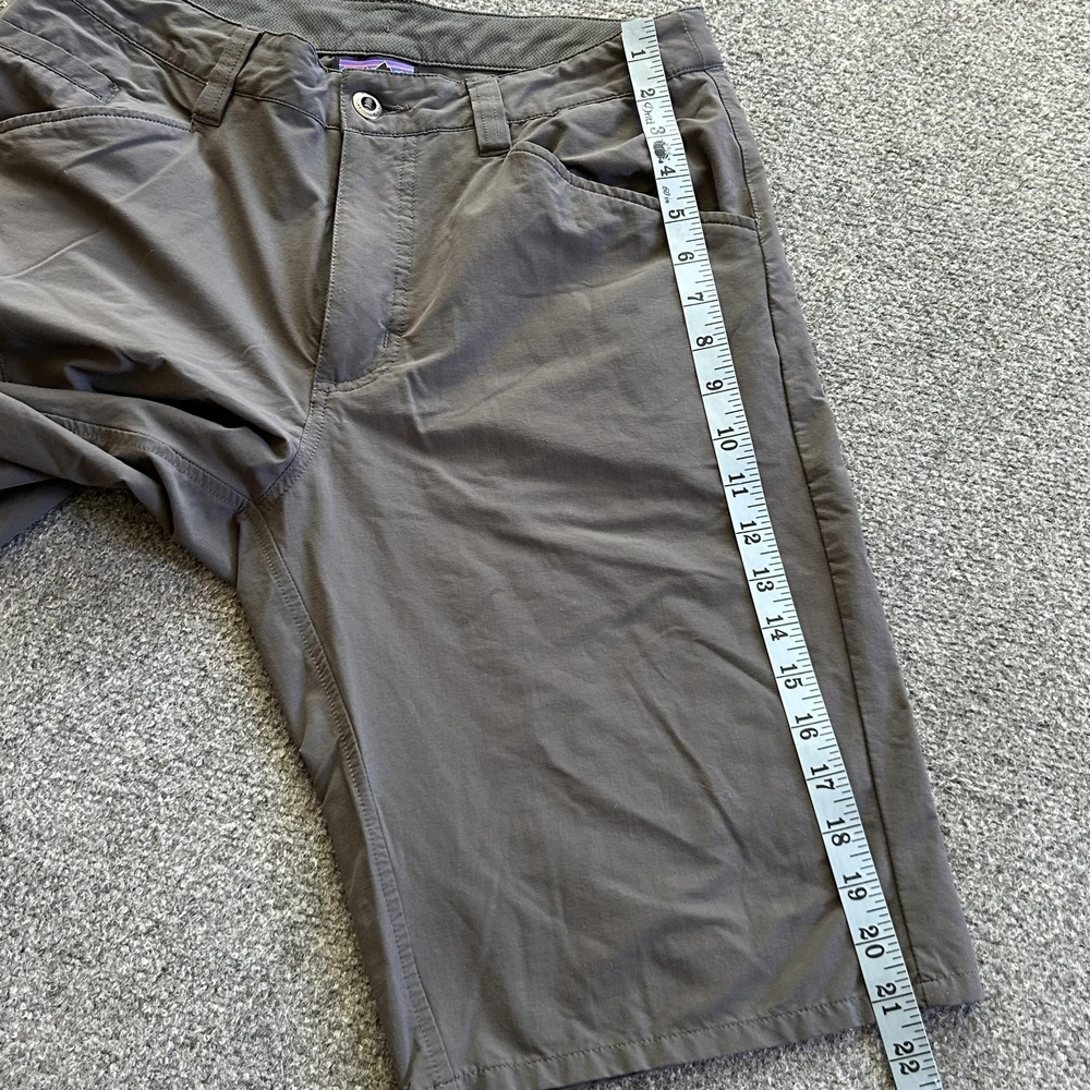 Patagonia Quandary Shorts Mens 32 Gray Hiking Stretch Lightweight 10" - Picture 12 of 15